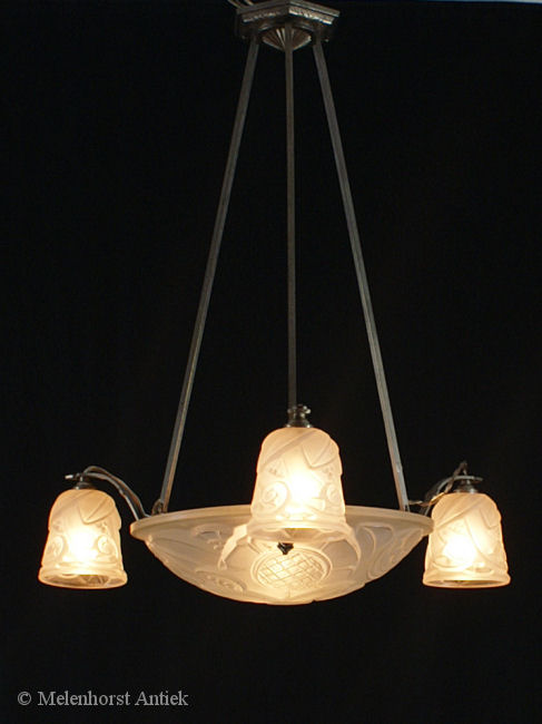 Antike Art Deco Lampe