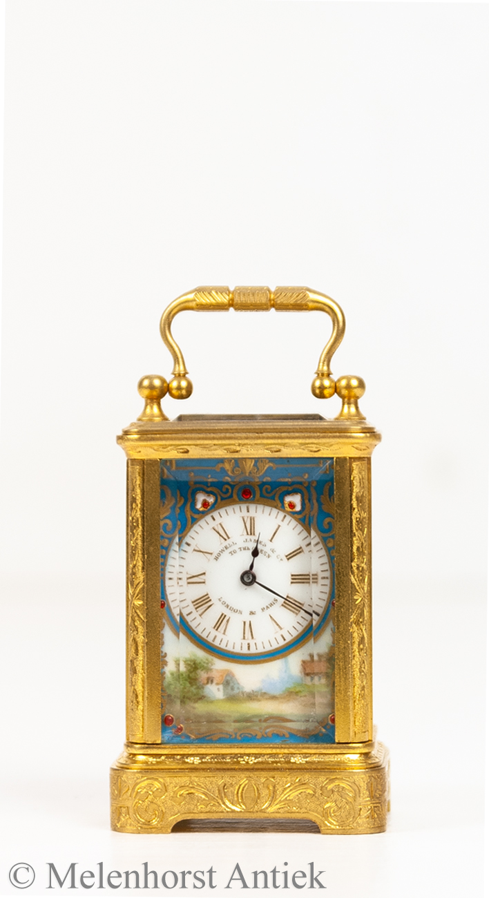 Französische Miniatur Reiseuhr