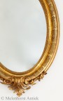 antike ovaler spiegel